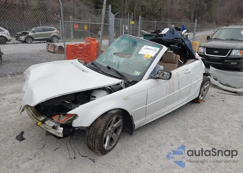 2004 BMW 325Ci из США, поврежденный, VIN WBABW334X4PL30441